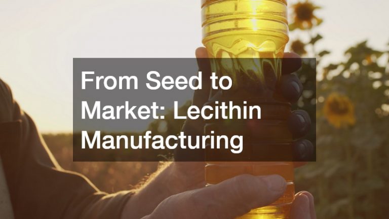 From Seed to Market: Lecithin Manufacturing